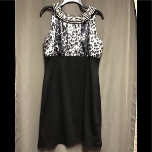 Animal print dress